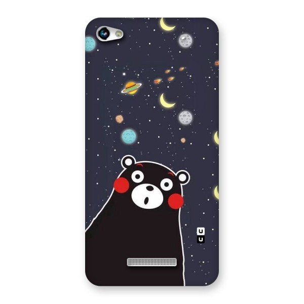 Space Bear Back Case for Micromax Hue 2