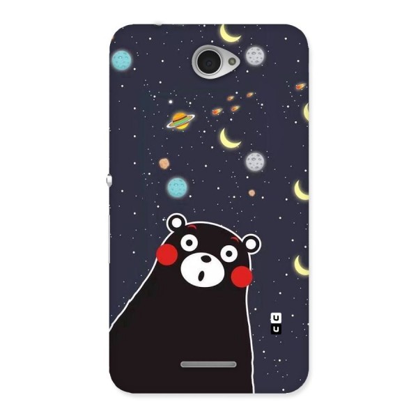 Space Bear Back Case for Sony Xperia E4