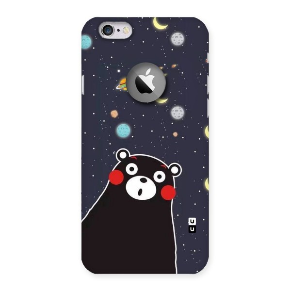 Space Bear Back Case for iPhone 6 Logo Cut