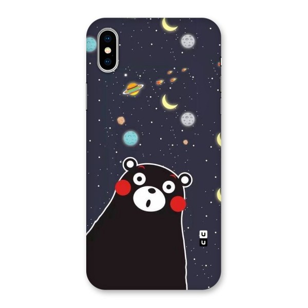 Space Bear Back Case for iPhone XS