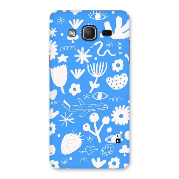 Space Blue Pattern Back Case for Galaxy On7 Pro