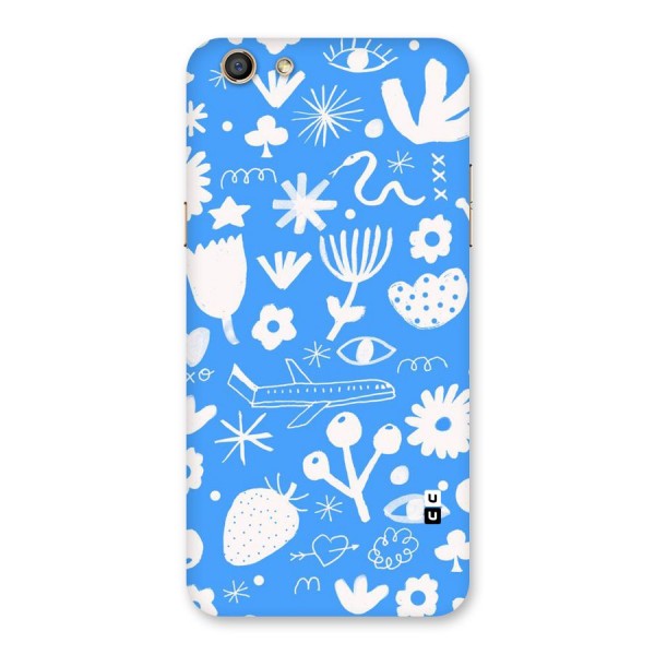 Space Blue Pattern Back Case for Oppo F3