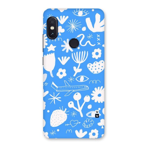 Space Blue Pattern Back Case for Redmi Note 5 Pro