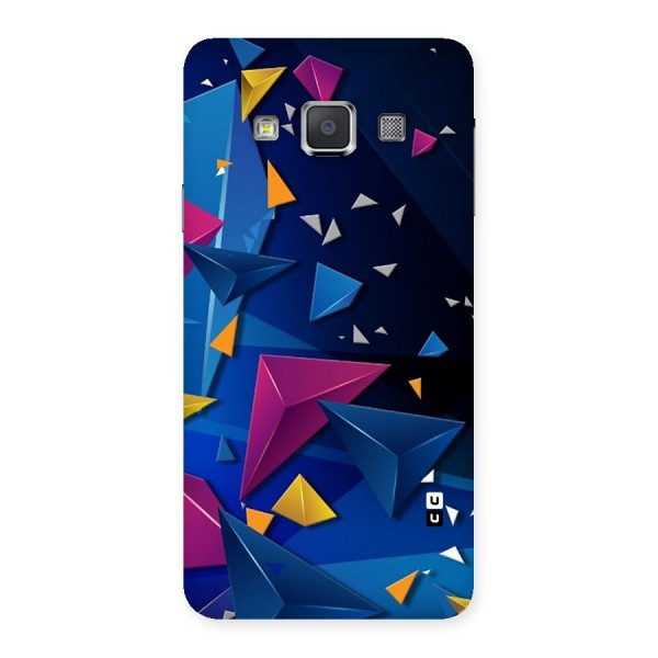 Space Colored Triangles Back Case for Galaxy A3