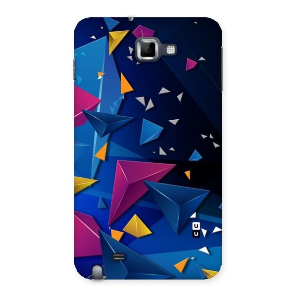 Space Colored Triangles Back Case for Galaxy Note