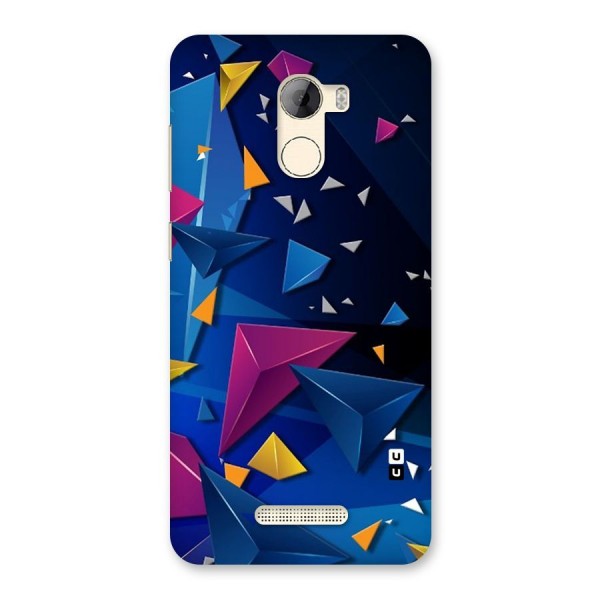 Space Colored Triangles Back Case for Gionee A1 LIte