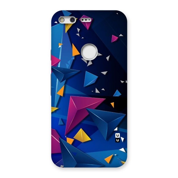 Space Colored Triangles Back Case for Google Pixel