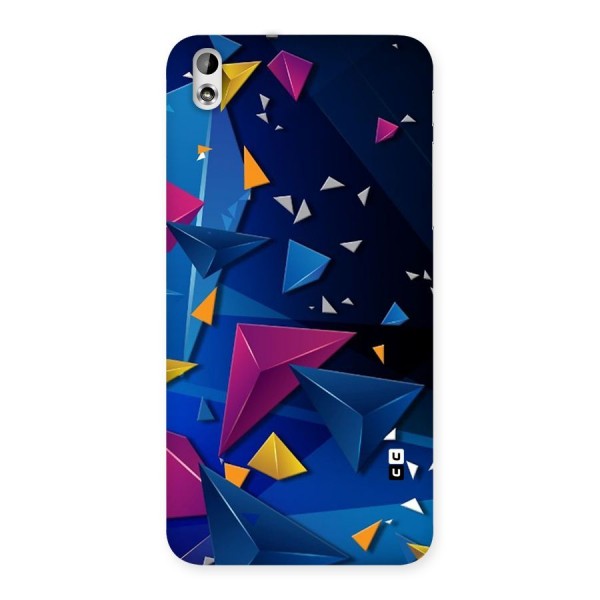 Space Colored Triangles Back Case for HTC Desire 816g