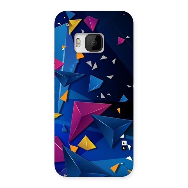 Space Colored Triangles Back Case for HTC One M9