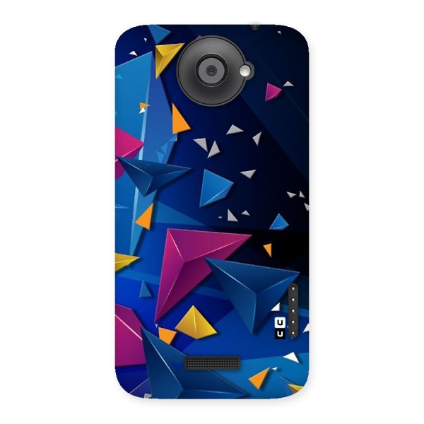 Space Colored Triangles Back Case for HTC One X