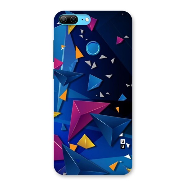 Space Colored Triangles Back Case for Honor 9 Lite