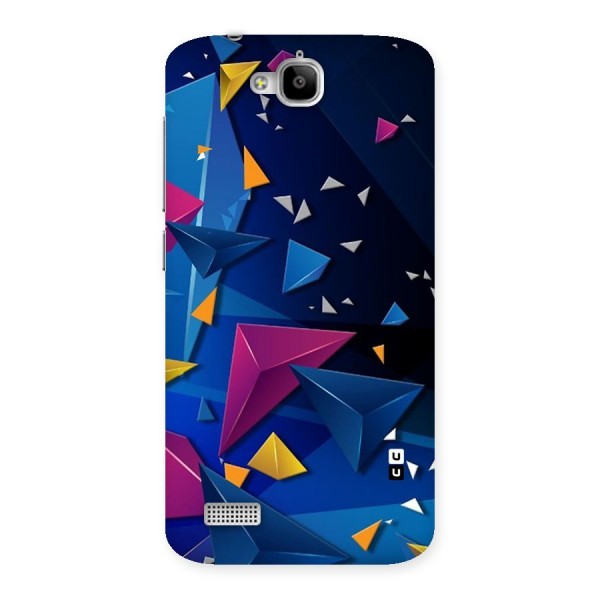 Space Colored Triangles Back Case for Honor Holly