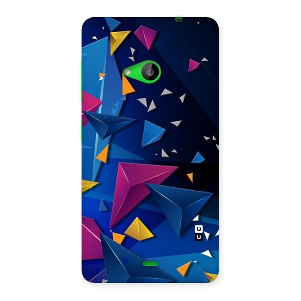 Space Colored Triangles Back Case for Lumia 535