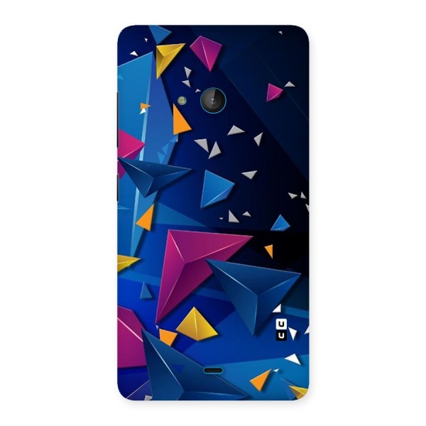 Space Colored Triangles Back Case for Lumia 540