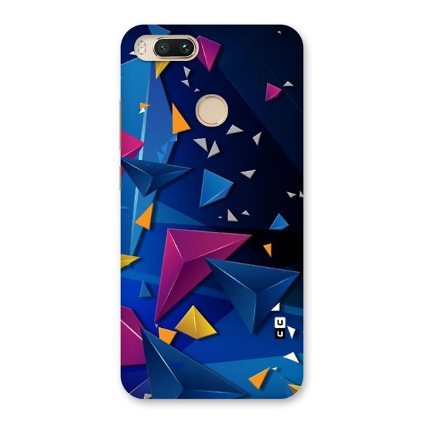 Space Colored Triangles Back Case for Mi A1
