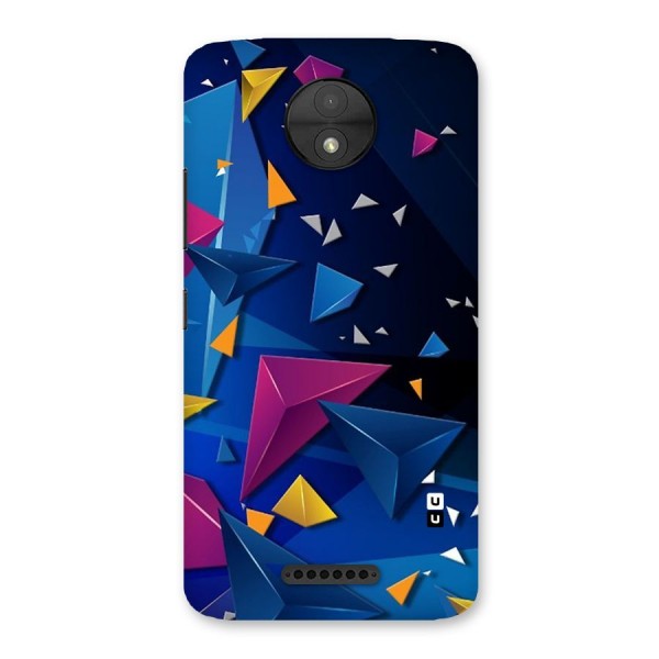 Space Colored Triangles Back Case for Moto C