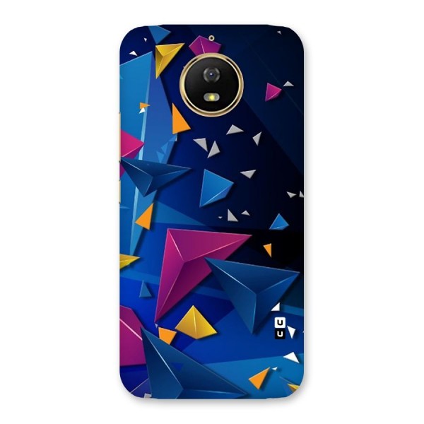 Space Colored Triangles Back Case for Moto G5s