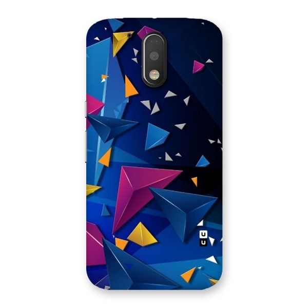 Space Colored Triangles Back Case for Motorola Moto G4 Plus