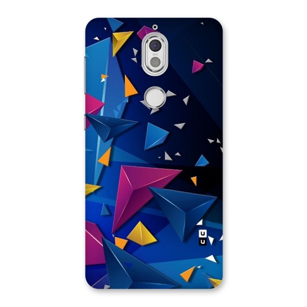 Space Colored Triangles Back Case for Nokia 7