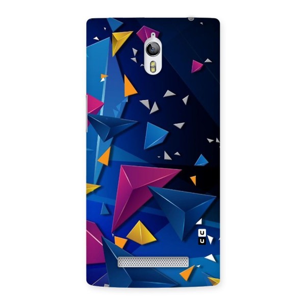 Space Colored Triangles Back Case for Oppo Find 7