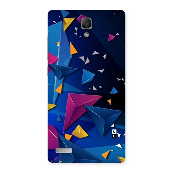 Space Colored Triangles Back Case for Redmi Note