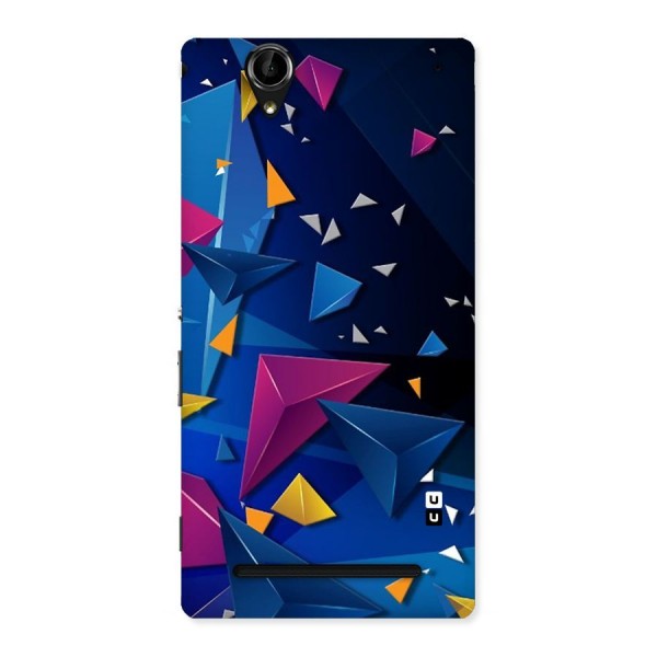 Space Colored Triangles Back Case for Sony Xperia T2