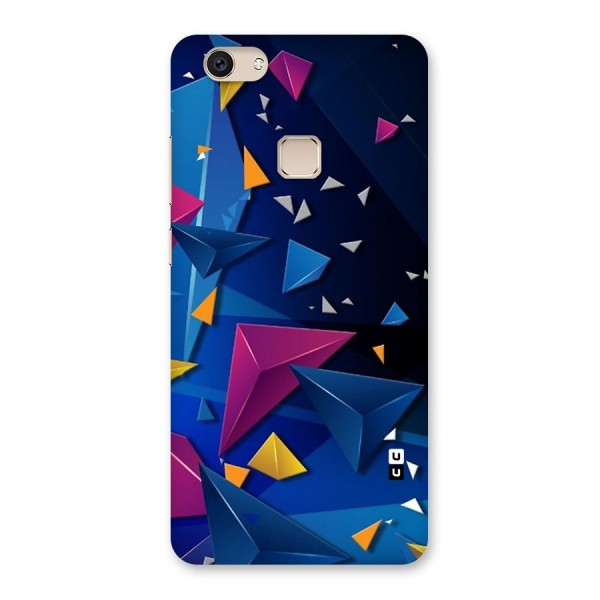 Space Colored Triangles Back Case for Vivo V7