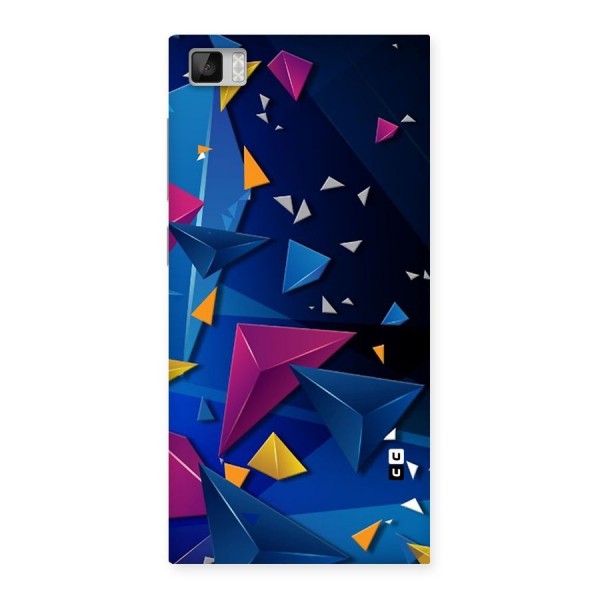 Space Colored Triangles Back Case for Xiaomi Mi3