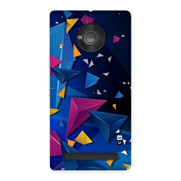 Space Colored Triangles Back Case for Yu Yunique