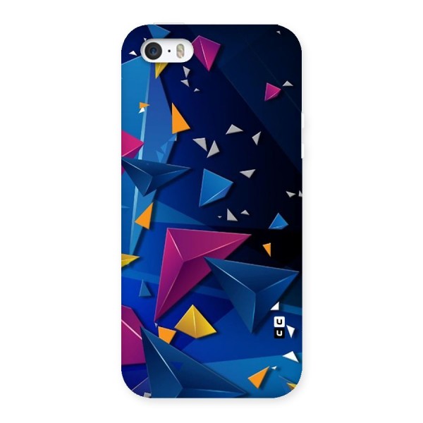 Space Colored Triangles Back Case for iPhone SE