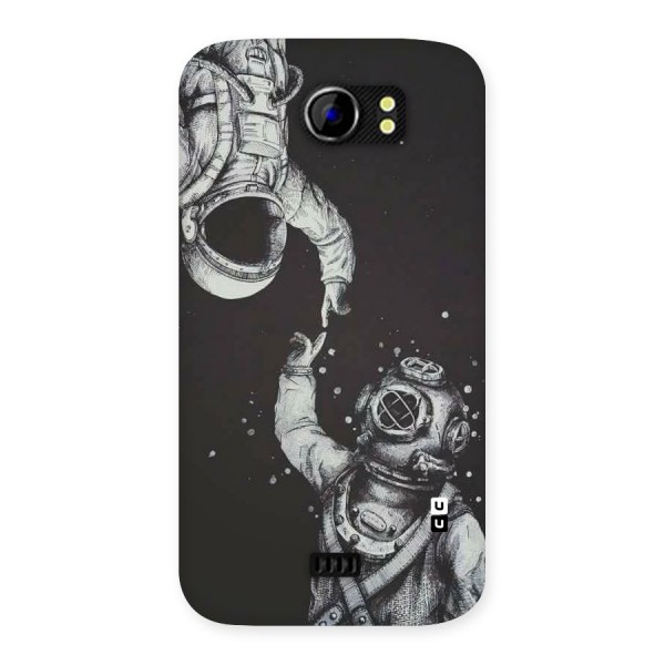 Space Meeting Back Case for Micromax Canvas 2 A110