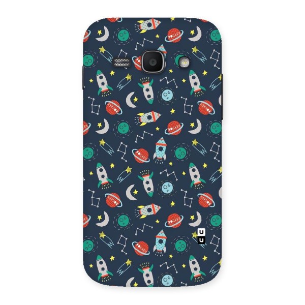 Space Rocket Pattern Back Case for Galaxy Ace 3