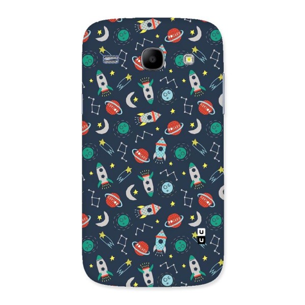 Space Rocket Pattern Back Case for Galaxy Core
