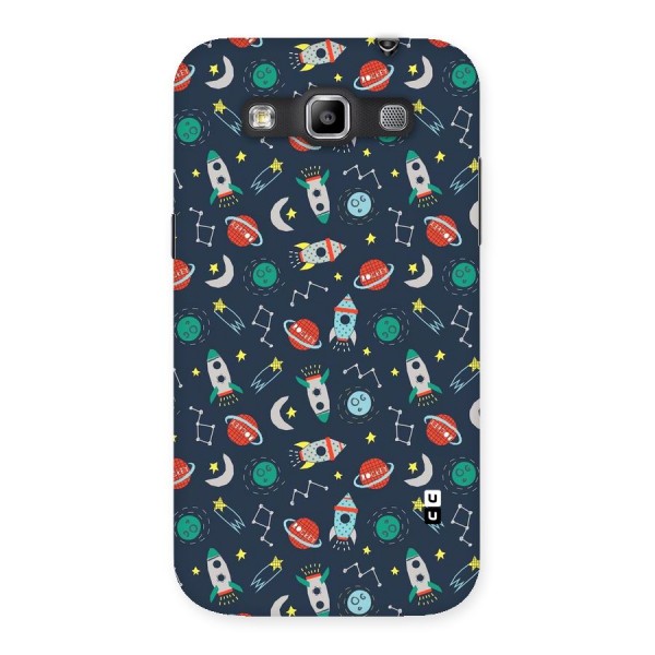Space Rocket Pattern Back Case for Galaxy Grand Quattro