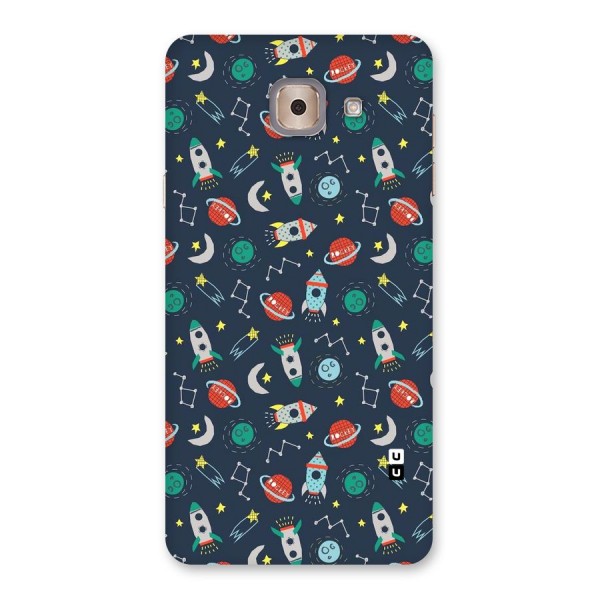 Space Rocket Pattern Back Case for Galaxy J7 Max