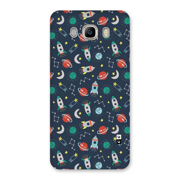 Space Rocket Pattern Back Case for Galaxy On8