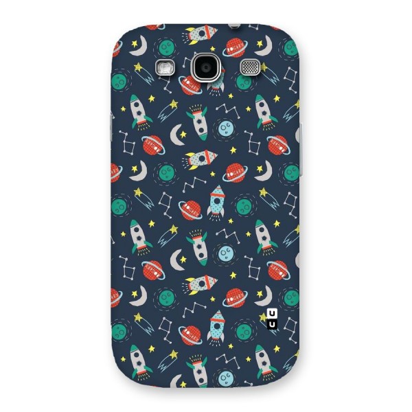 Space Rocket Pattern Back Case for Galaxy S3 Neo