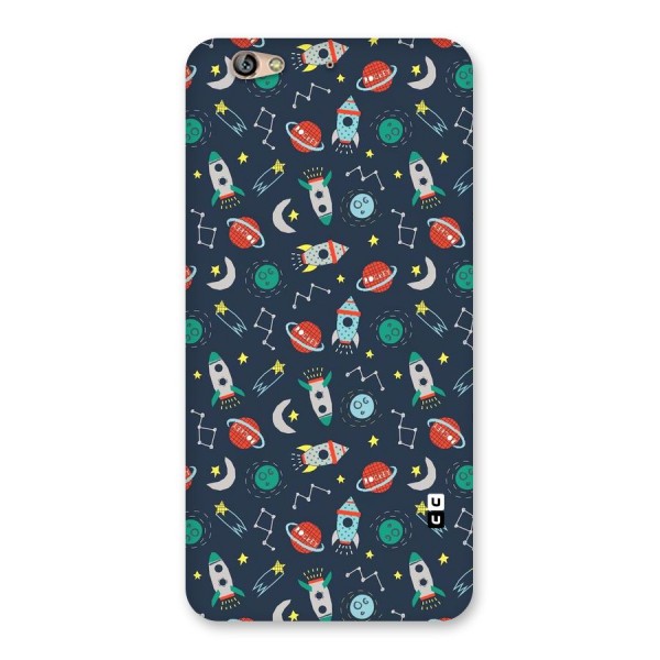 Space Rocket Pattern Back Case for Gionee S6