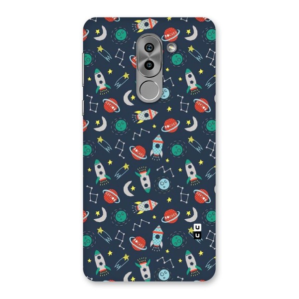 Space Rocket Pattern Back Case for Honor 6X