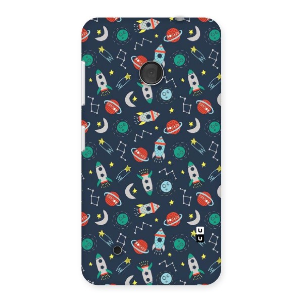 Space Rocket Pattern Back Case for Lumia 530
