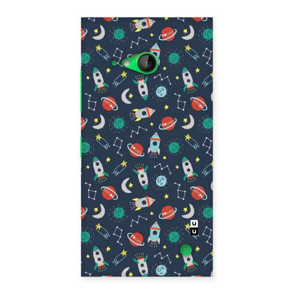 Space Rocket Pattern Back Case for Lumia 730