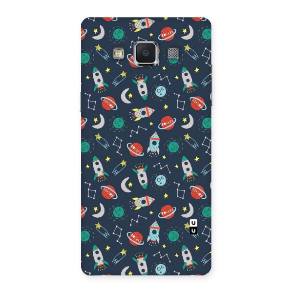 Space Rocket Pattern Back Case for Samsung Galaxy A5