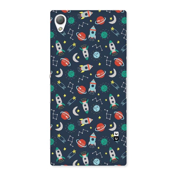 Space Rocket Pattern Back Case for Sony Xperia Z3