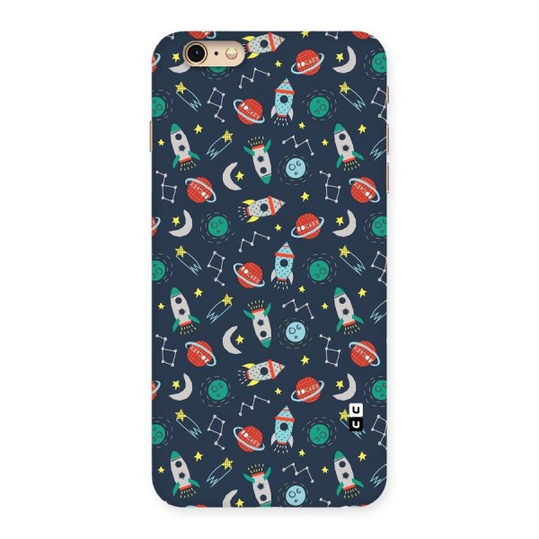 Space Rocket Pattern Back Case for iPhone 6 Plus 6S Plus