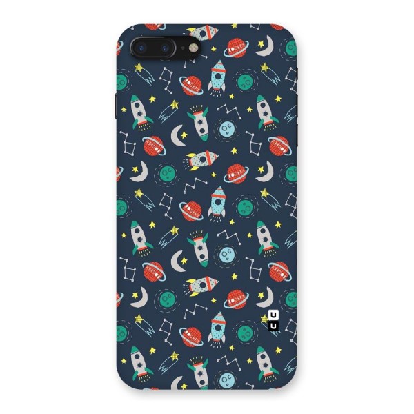 Space Rocket Pattern Back Case for iPhone 7 Plus