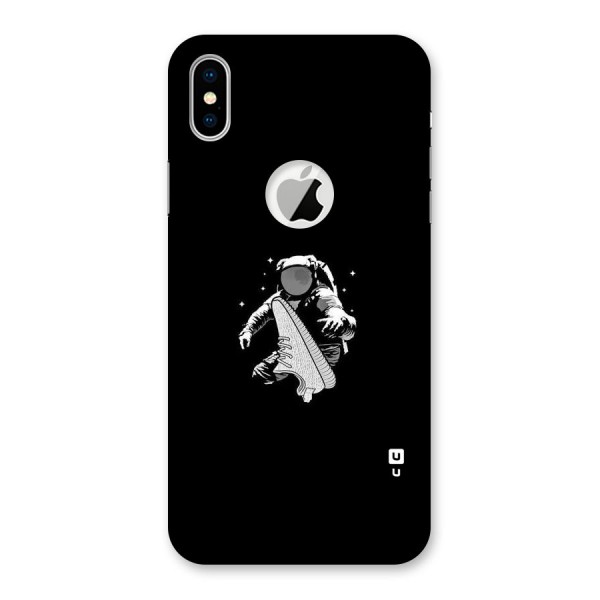 Space Shoe Back Case for iPhone X Logo Cut