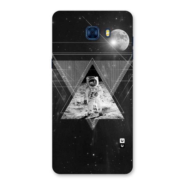 Space Triangle Abstract Back Case for Galaxy C7 Pro