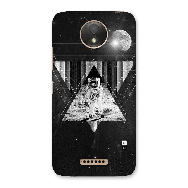 Space Triangle Abstract Back Case for Moto C Plus