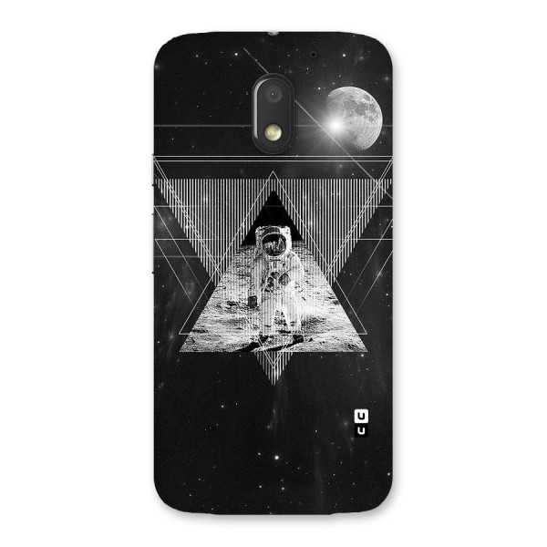 Space Triangle Abstract Back Case for Moto E3 Power