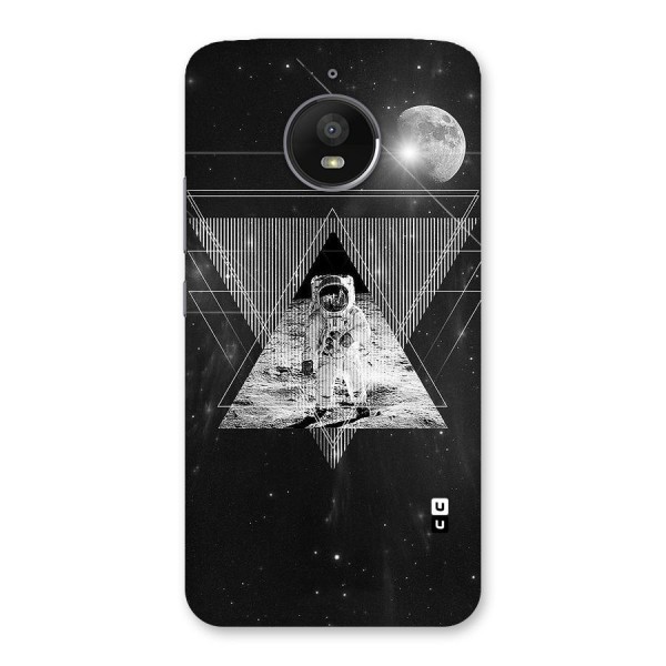 Space Triangle Abstract Back Case for Moto E4 Plus